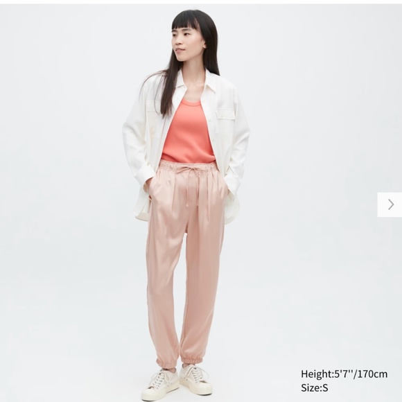 Satin Jogger Pants - Picture 1 of 4